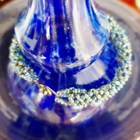 Shades of Blue Bead Sead Bracelet - Picture 7 of 8